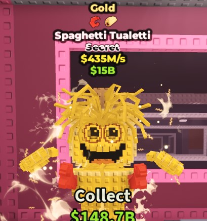 spaghetti tualetti يعطي 435 مليون بالثانيه