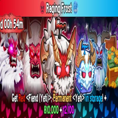 عرض اليتي البيرم مع اليتي الحمراء  Raging Frost - بلوكس فروت